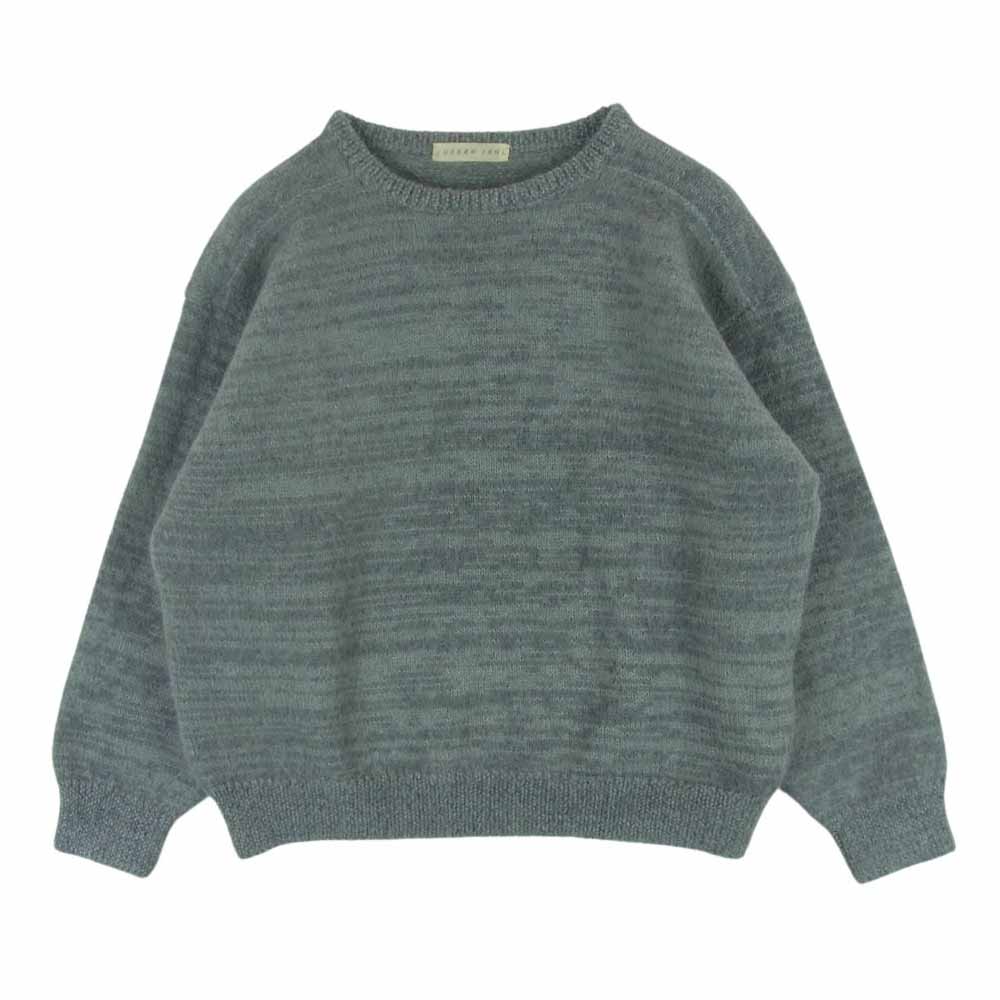 エムエーエスユー 19AW MUFW-KN0291 PABLO SWEATER パブロ セーター ボーダー ニット グレー系 オレンジ系 46【中古】
