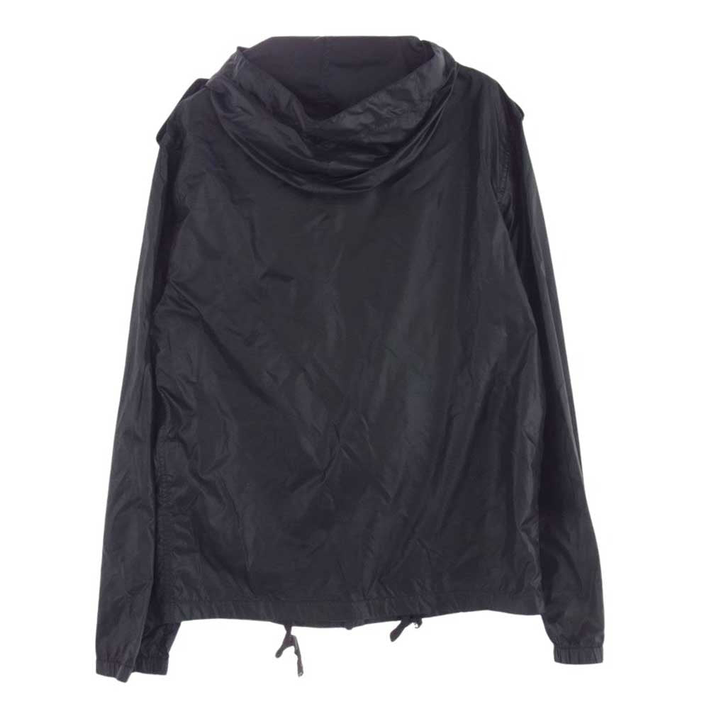 SAINT LAURENT サンローラン 504710 Y989L Lightweight Hooded Jacket In Black ライトウェイト フーデッド ナイロン ジャケット  ブラック系 46【中古】