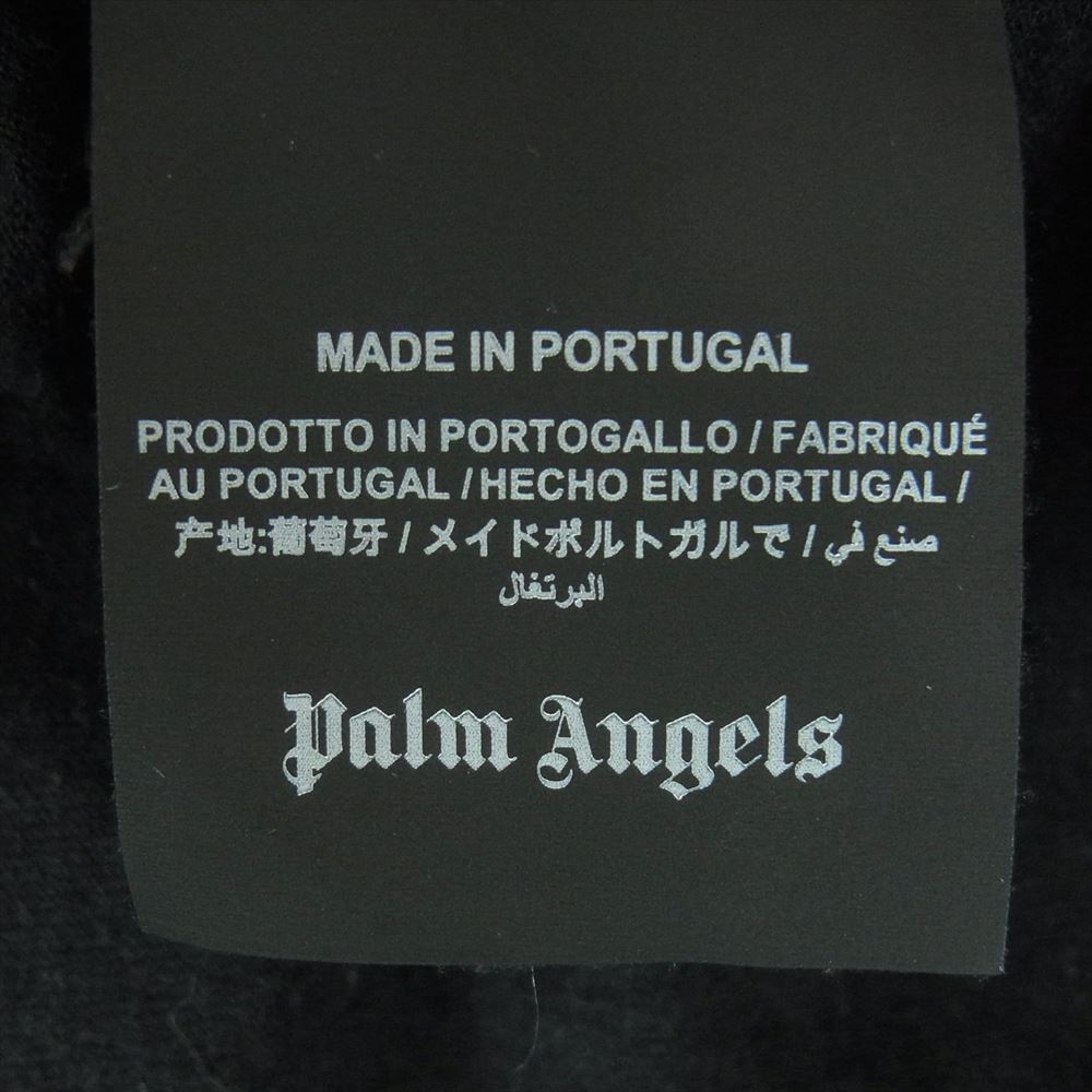 PALM ANGELS パームエンジェルス PMAB001E20JER001 TIGER FLAMES LONG SLEEVE TEE タイガー フレイム 長袖 Tシャツ ブラック系 L【中古】