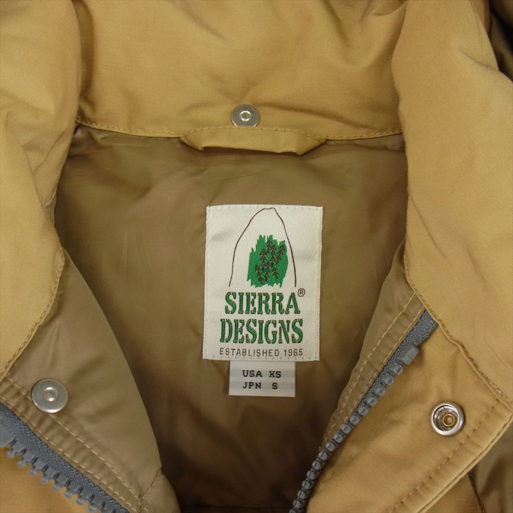 SIERRA DESIGNS シエラデザイン 7951 DOWN SIERRA JACKET ダウン シエラ ジャケット ブラウン系 S【新古品】【未使用】【中古】