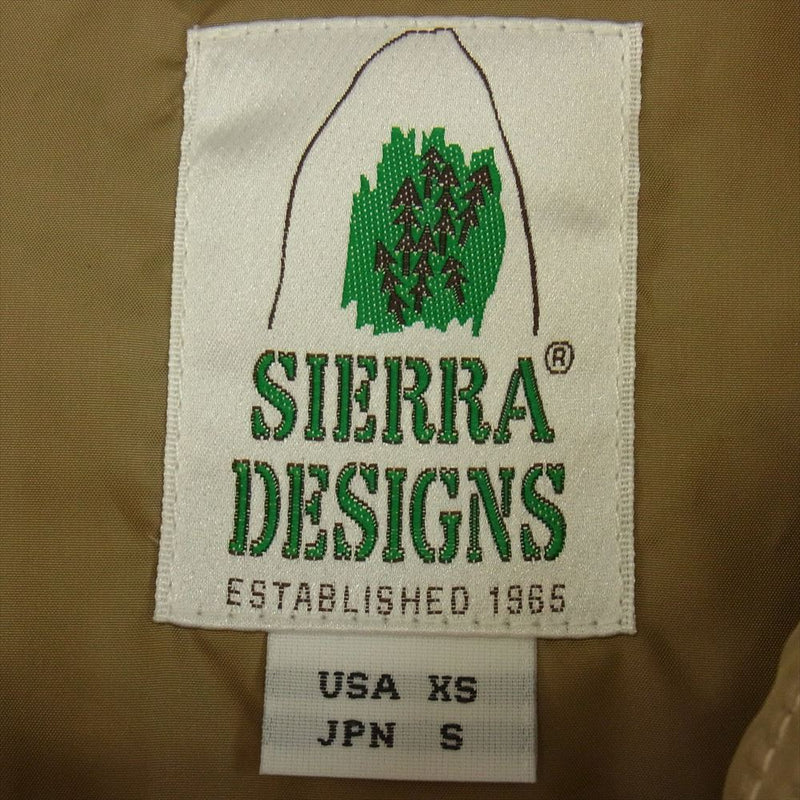 SIERRA DESIGNS シエラデザイン 7951 DOWN SIERRA JACKET ダウン シエラ ジャケット ブラウン系 S【新古品】【未使用】【中古】