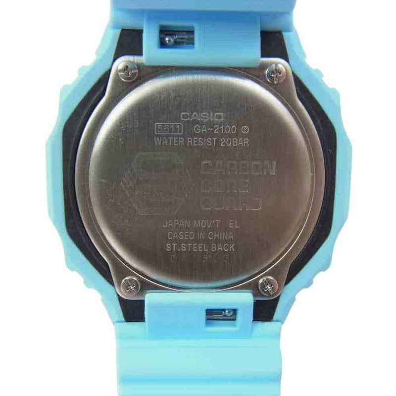 G-SHOCK ジーショック GA-2100-2A2JF 2100シリーズ アナログ デジタル 腕時計 ウォッチ ライトブルー系【中古】