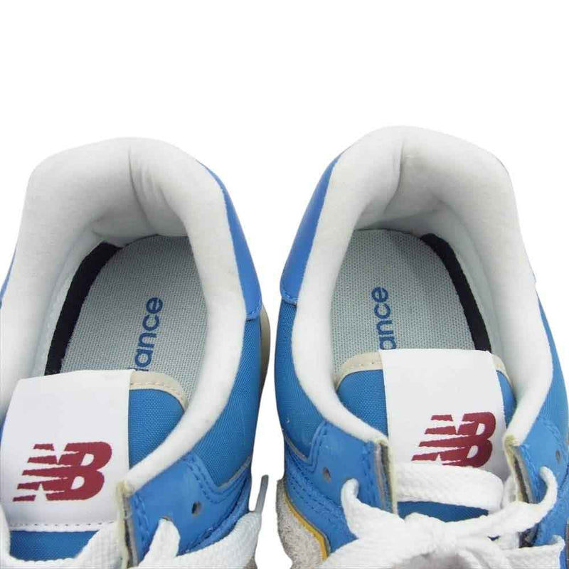 NEW BALANCE ニューバランス ML574SCA ローカット スエード スニーカー  ブルー系 27.5cm【中古】