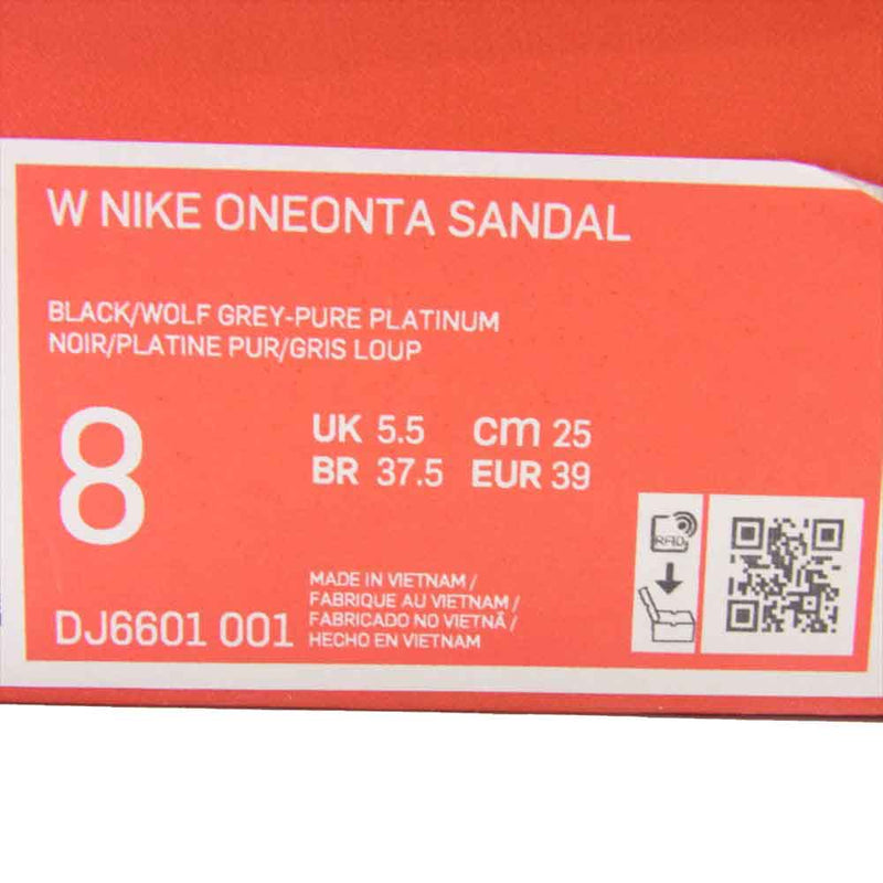 NIKE ナイキ DJ6601-001 WMNS Oneonta NN Sandal ウィメンズ オニオンタ NN サンダル ブラック系 25cm【新古品】【未使用】【中古】