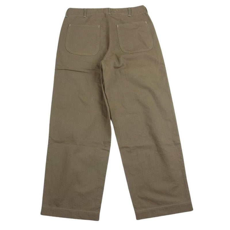 WAREHOUSE ウエアハウス MILITARY HERRINGBONE UTILITY PANTS ミリタリー ヘリンボーン トラウザー パンツ ベージュ系 29【中古】