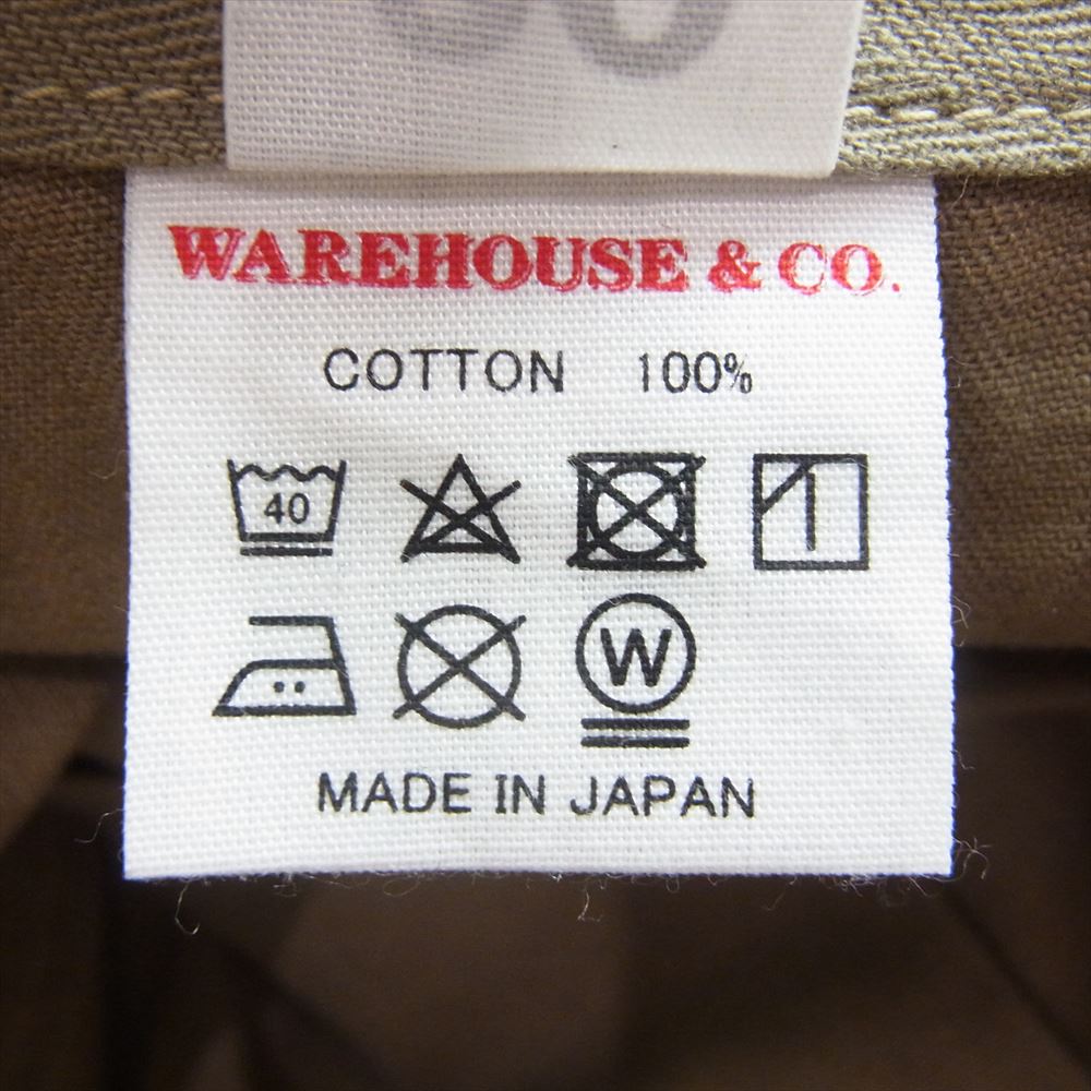 WAREHOUSE ウエアハウス MILITARY HERRINGBONE UTILITY PANTS ミリタリー ヘリンボーン トラウザー パンツ ベージュ系 29【中古】