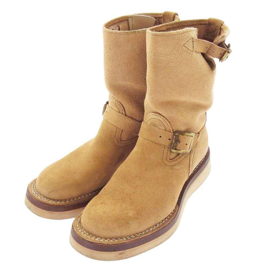 WESCO ウエスコ 187492 BOSS バーラップ エクス プローラー  ラフウアウト エンジニア ブーツ ライトブラウン系 9.5E【中古】