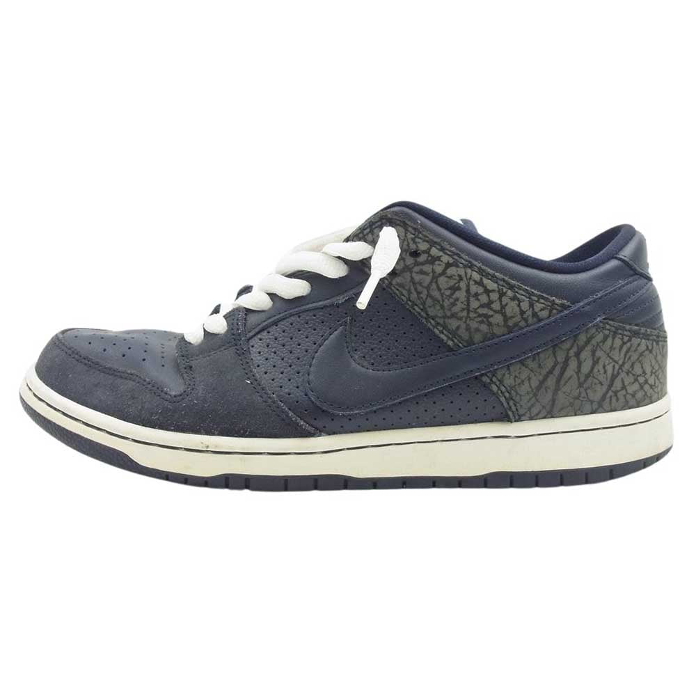 NIKE ナイキ 883232-442 × Murasaki Sports ムラサキスポーツ SB Dunk Low エスビー ダンクロー Navy ネイビー ローカット スニーカー ネイビー系 27cm【中古】