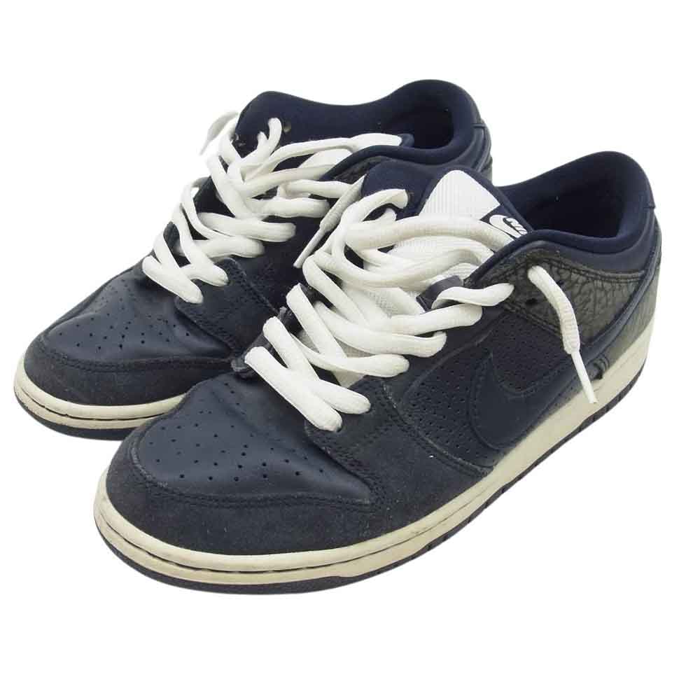 NIKE ナイキ 883232-442 × Murasaki Sports ムラサキスポーツ SB Dunk Low エスビー ダンクロー Navy ネイビー ローカット スニーカー ネイビー系 27cm【中古】