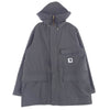 Carhartt カーハート 24SS sacai Carhartt WIP Reversible Duck Coat サカイ リバーシブル ダック コート  ブラック系 グレー系 2【極上美品】【中古】