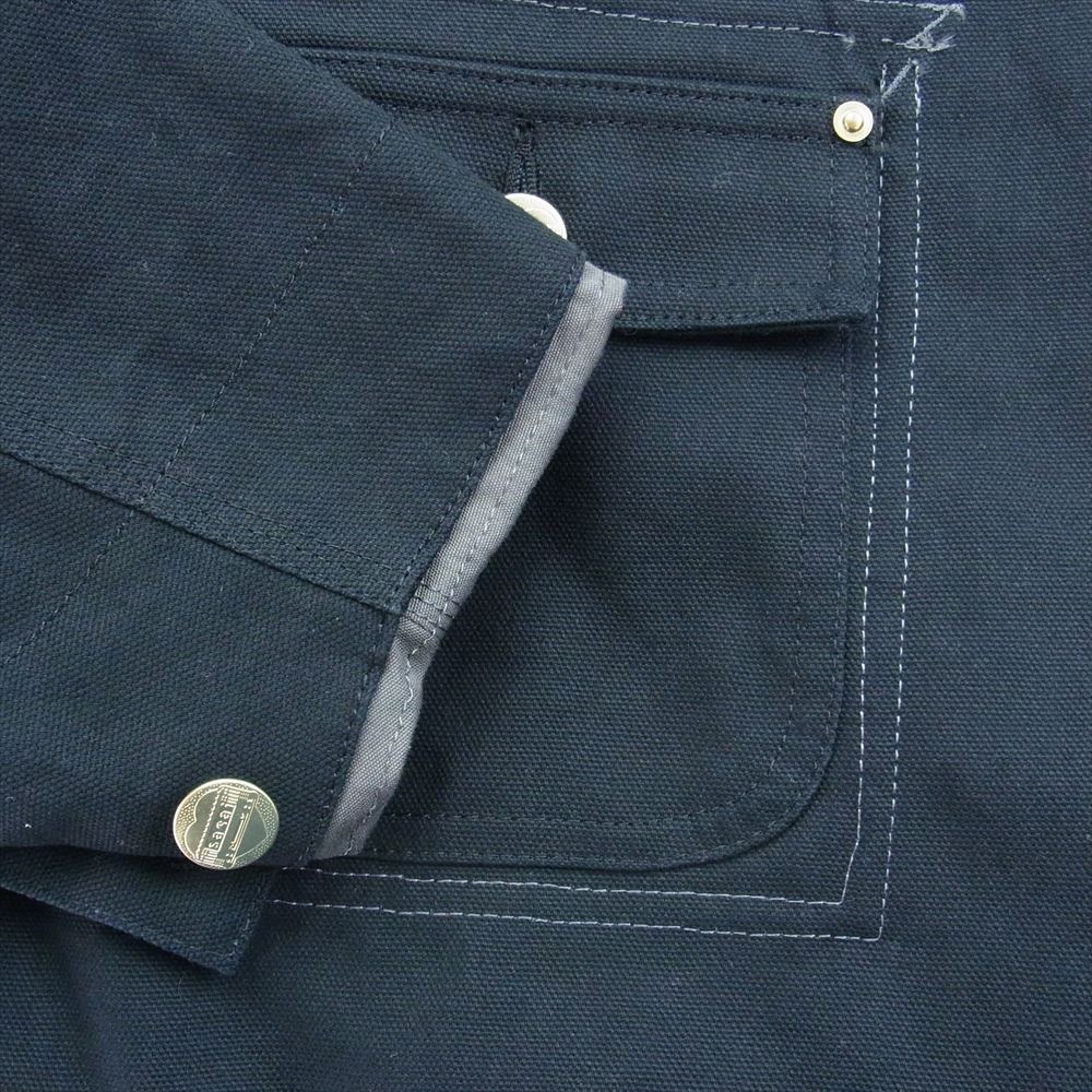 Carhartt カーハート 24SS sacai Carhartt WIP Reversible Duck Coat サカイ リバーシブル ダック コート  ブラック系 グレー系 2【極上美品】【中古】