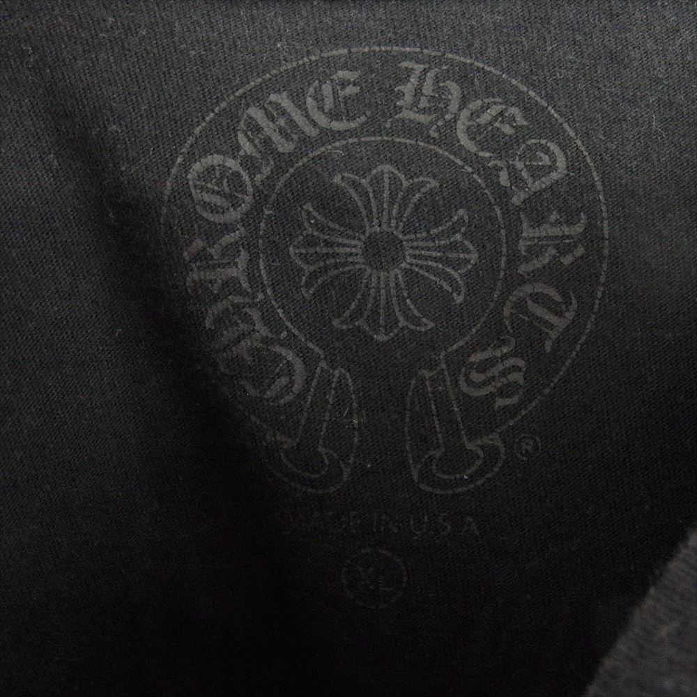 CHROME HEARTS クロムハーツ（原本無） 国内正規品 CH T-SHRT 1 グラデーション サークル ロゴ プリント Tシャツ 半袖 ブラック系 XL【中古】