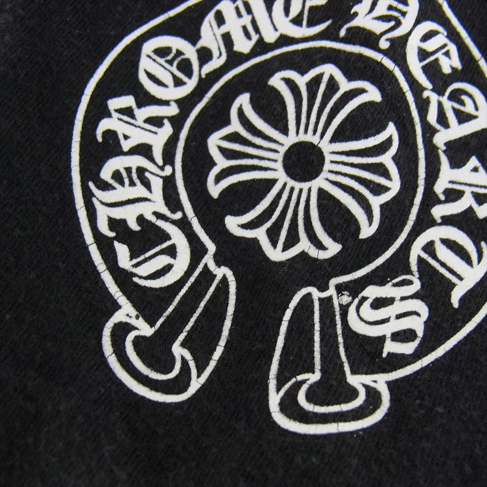 CHROME HEARTS クロムハーツ（原本無） 国内正規品 CH T-SHRT 1 グラデーション サークル ロゴ プリント Tシャツ 半袖 ブラック系 XL【中古】