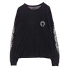 CHROME HEARTS クロムハーツ（原本無） 国内正規品 Horseshoe L/S Tee ホースシュー プリント ロングスリーブ ポケット Tシャツ カットソー ブラック系 XL【中古】