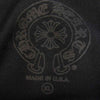 CHROME HEARTS クロムハーツ（原本無） 国内正規品 Horseshoe L/S Tee ホースシュー プリント ロングスリーブ ポケット Tシャツ カットソー ブラック系 XL【中古】