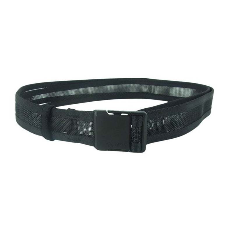 ARC'TERYX アークテリクス Heliad Belt ヒリアド セパレートバックル メッシュ ベルト 32mm ブラック系 L【中古】