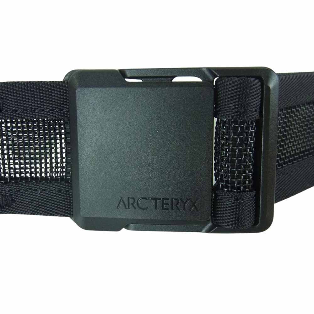 ARC'TERYX アークテリクス Heliad Belt ヒリアド セパレートバックル メッシュ ベルト 32mm ブラック系 L【中古】