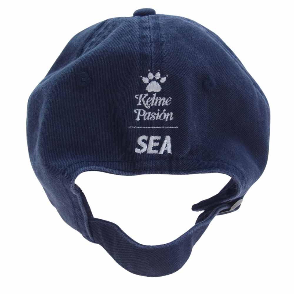 WIND AND SEA ウィンダンシー kelme ケルメ ベースボール キャップ 帽子 ネイビー系 F【中古】