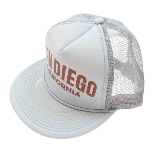 カリフォークス SAN DIEGO サンディエゴ CARIFORNIA カリフォルニア メッシュ キャップ 帽子 グレー系【中古】