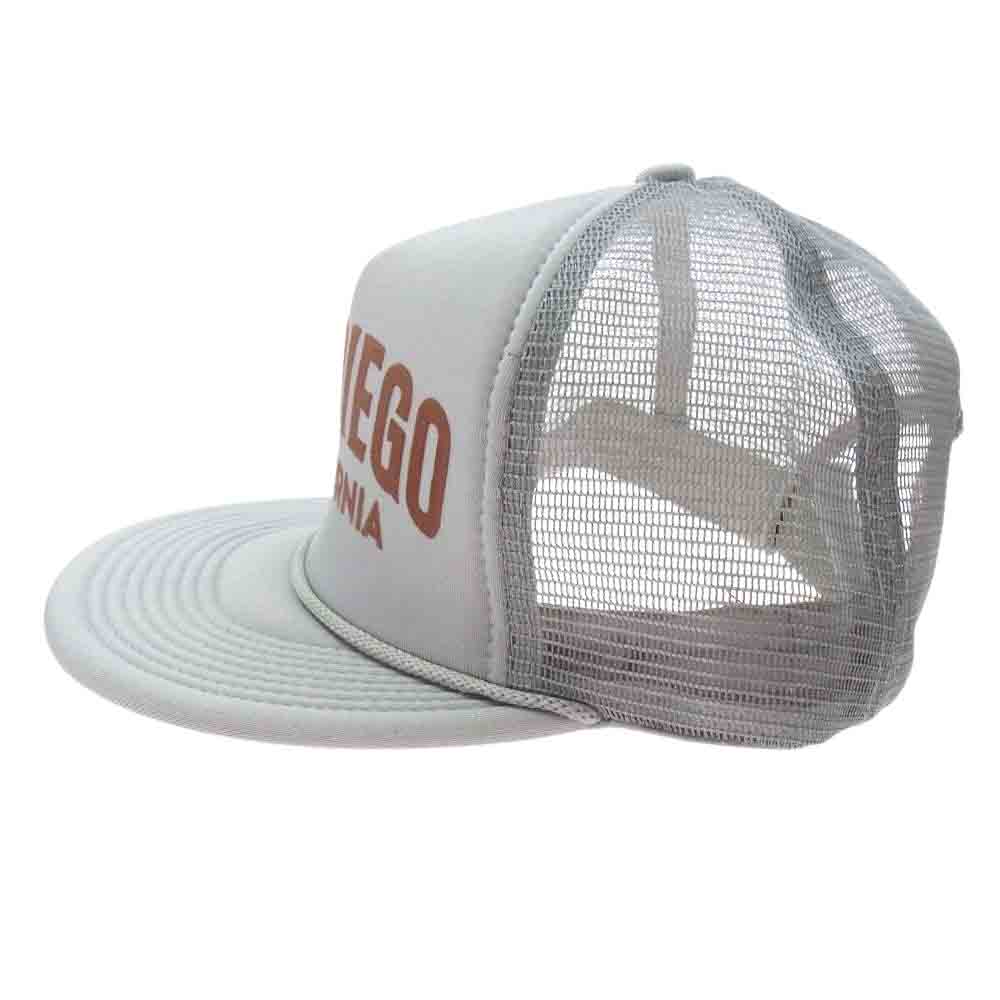 カリフォークス SAN DIEGO サンディエゴ CARIFORNIA カリフォルニア メッシュ キャップ 帽子 グレー系【中古】