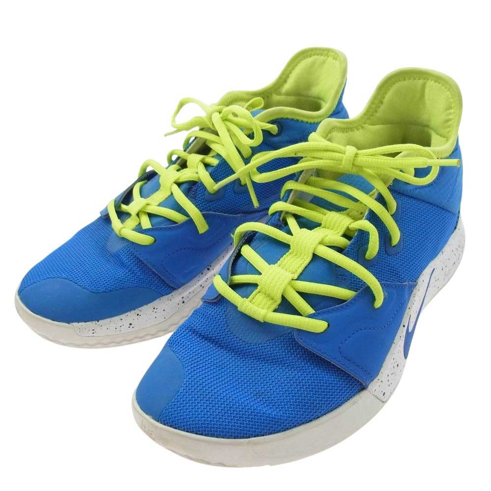 NIKE ナイキ AV7928-991 PG 3 BY YOU ローカット スニーカー ブルー系 26.0cm【中古】