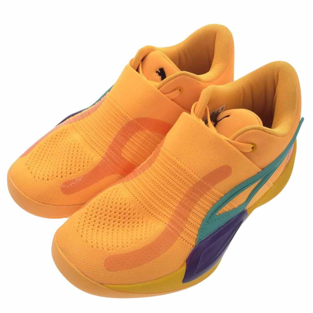 PUMA プーマ 377012-01 Rise Nitro ライズ ニトロ ローカット スニーカー オレンジ系 26cm【中古】