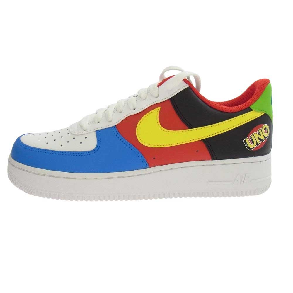 NIKE ナイキ DC8887-100 xUNO Air Force 1 Low White Yellow University Red ウノ エアフォースワン ローカット スニーカー 27.5cm【新古品】【未使用】【中古】