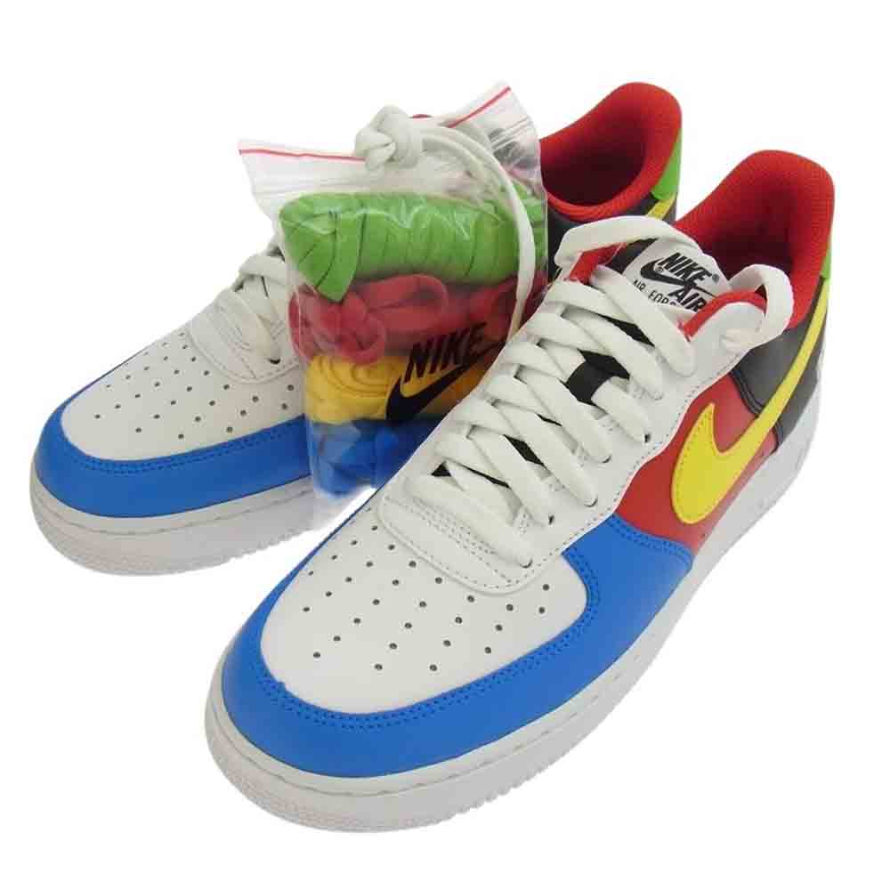 NIKE ナイキ DC8887-100 xUNO Air Force 1 Low White Yellow University Red ウノ エアフォースワン ローカット スニーカー 27.5cm【新古品】【未使用】【中古】