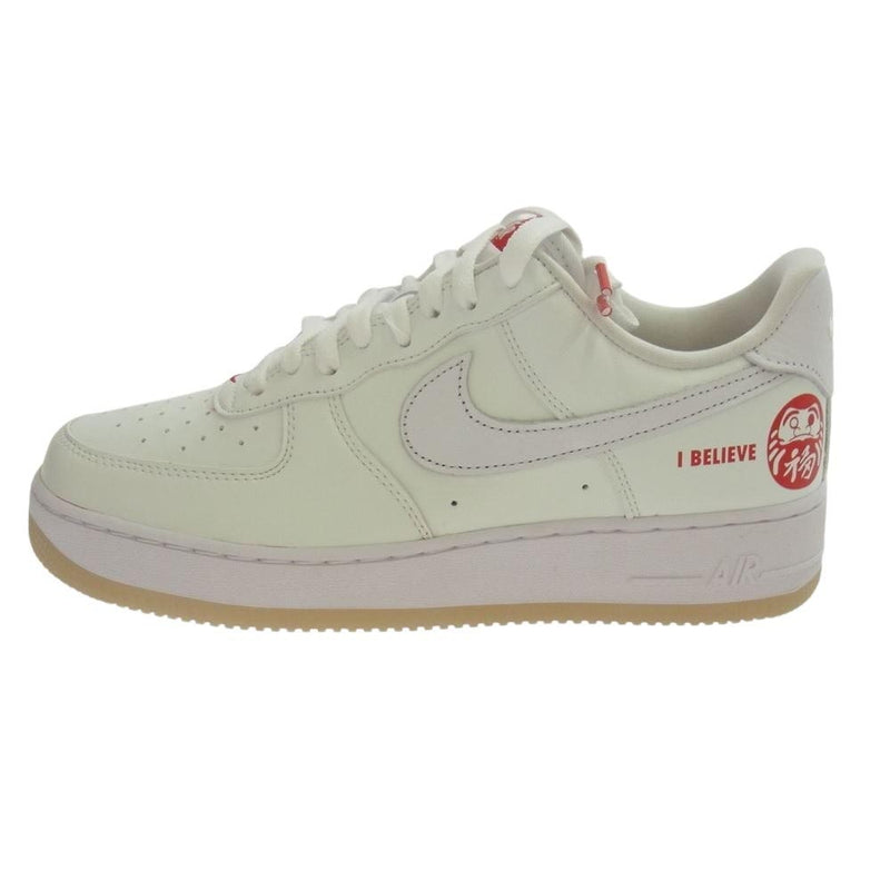 NIKE ナイキ DD9941-100 Air Force 1 Low CO.JP  I Believe 達磨 DARUMA エアフォースワン ローカット スニーカー ホワイト系 27.5cm【極上美品】【中古】