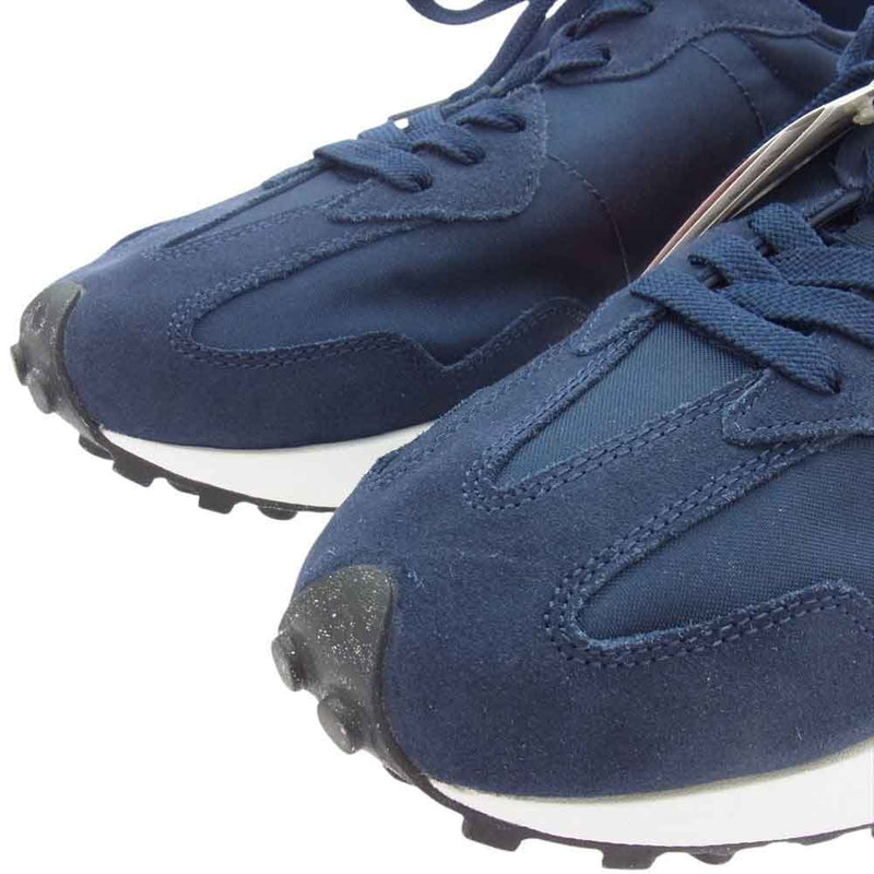 NEW BALANCE ニューバランス MS327CPD ロゴ ローカット スニーカー ネイビー系 28ｃｍ【極上美品】【中古】