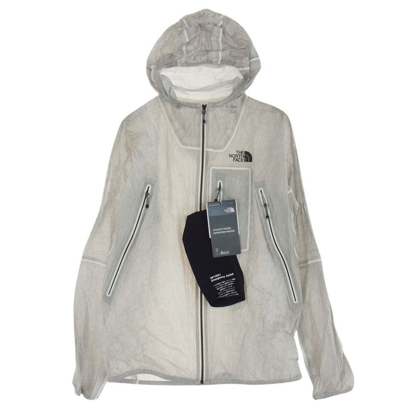 THE NORTH FACE ノースフェイス NP12021 Emergency Jacket エマージェンシー ジャケット シルバー系 グレー系 S【中古】