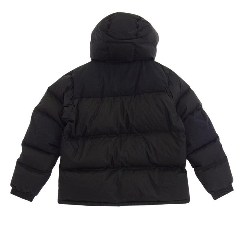 THE NORTH FACE ノースフェイス ND92344 WS Nuptse Hoodie ウインド ストッパー ヌプシ フーディ ダウンジャケット ブラック系 XL【極上美品】【中古】