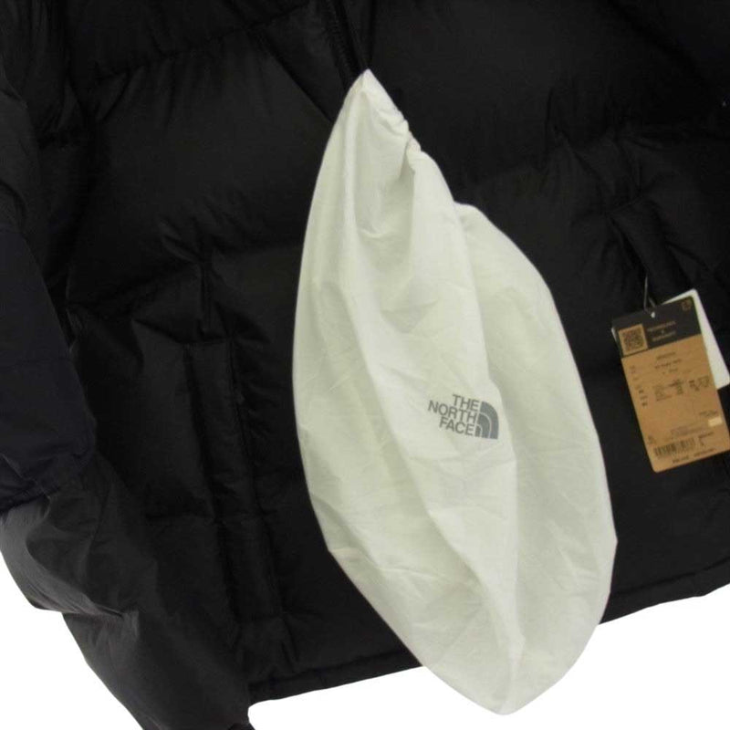 THE NORTH FACE ノースフェイス ND92344 WS Nuptse Hoodie ウインド ストッパー ヌプシ フーディ ダウンジャケット ブラック系 XL【極上美品】【中古】