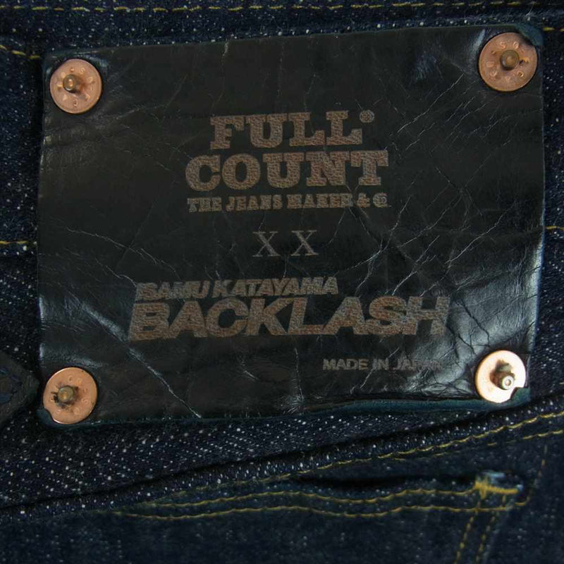 ISAMUKATAYAMA BACKLASH イサムカタヤマバックラッシュ FL-1970-03 FULL COUNT フルカウント ストレート デニム パンツ インディゴブルー系 34 L【美品】【中古】