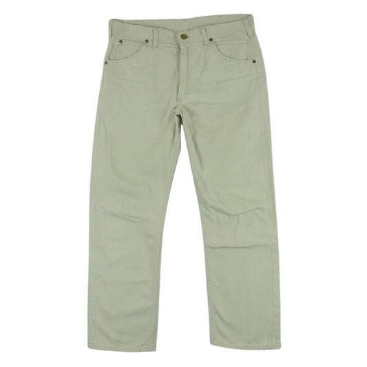 Lee リー ヴィンテージ 60s 70s WESTERNER 100Z GRIPPER ZIPPE ウェスターナー コットン サテン パンツ ベージュ系 34【中古】