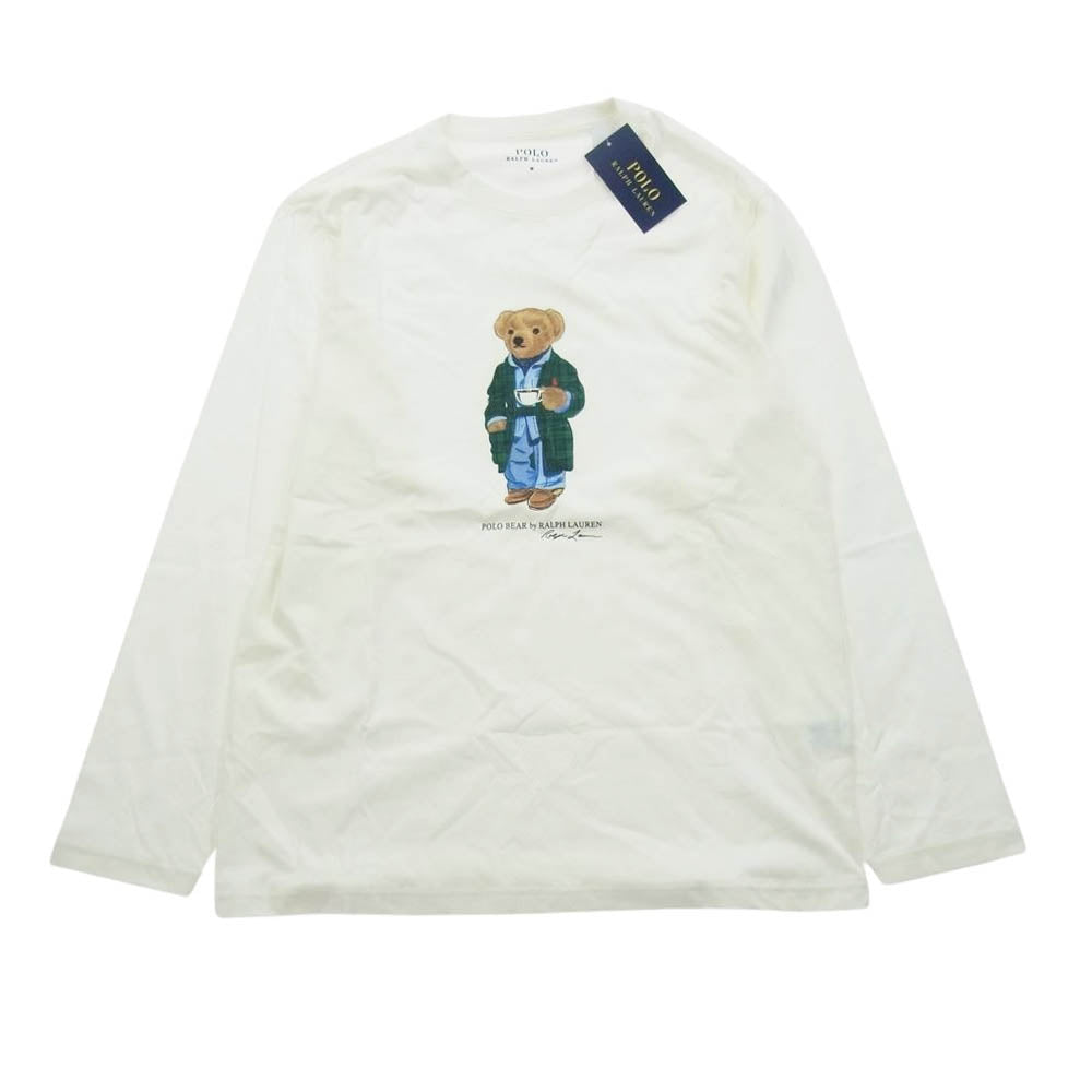 POLO RALPH LAUREN ポロ・ラルフローレン RM8-Y501 スリープウェアセット モーニングローブ ベア プリント 長袖 Tシャツ カットソー ボトムス セットアップ マルチカラー系 M【中古】