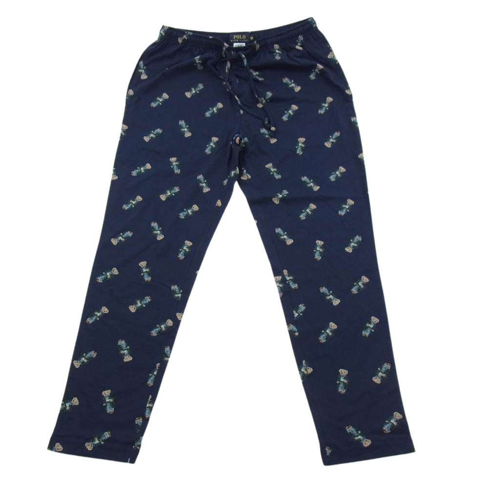 POLO RALPH LAUREN ポロ・ラルフローレン RM8-Y501 スリープウェアセット モーニングローブ ベア プリント 長袖 Tシャツ カットソー ボトムス セットアップ マルチカラー系 M【中古】
