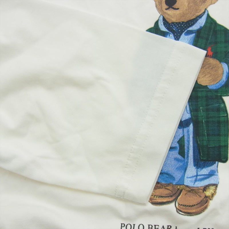 POLO RALPH LAUREN ポロ・ラルフローレン RM8-Y501 スリープウェアセット モーニングローブ ベア プリント 長袖 Tシャツ カットソー ボトムス セットアップ マルチカラー系 M【中古】