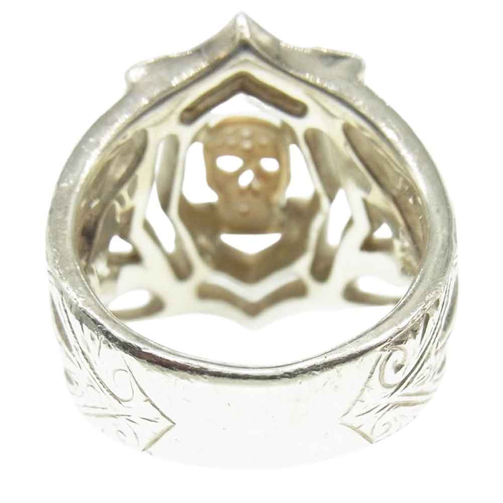 Loree Rodkin ローリーロドキン 18K×シルバー925 スパイダー スカル