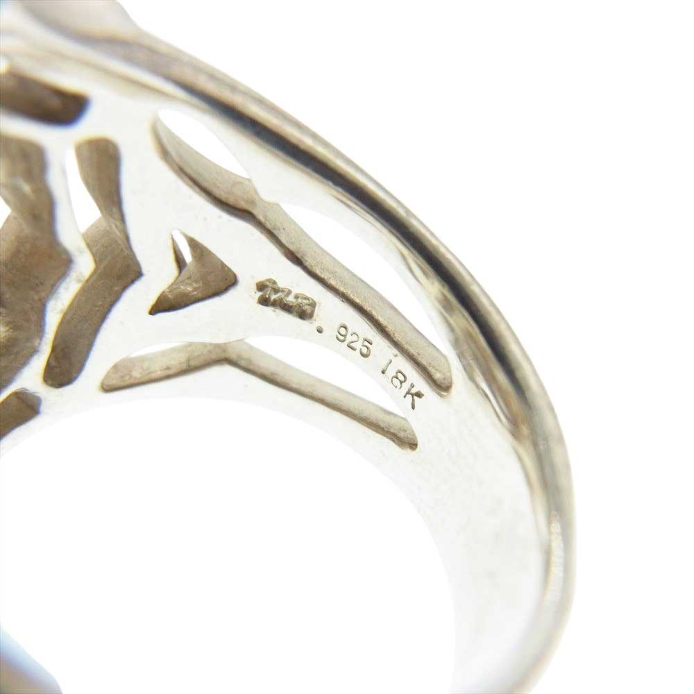 Loree Rodkin ローリーロドキン 18K×シルバー925 スパイダー スカル