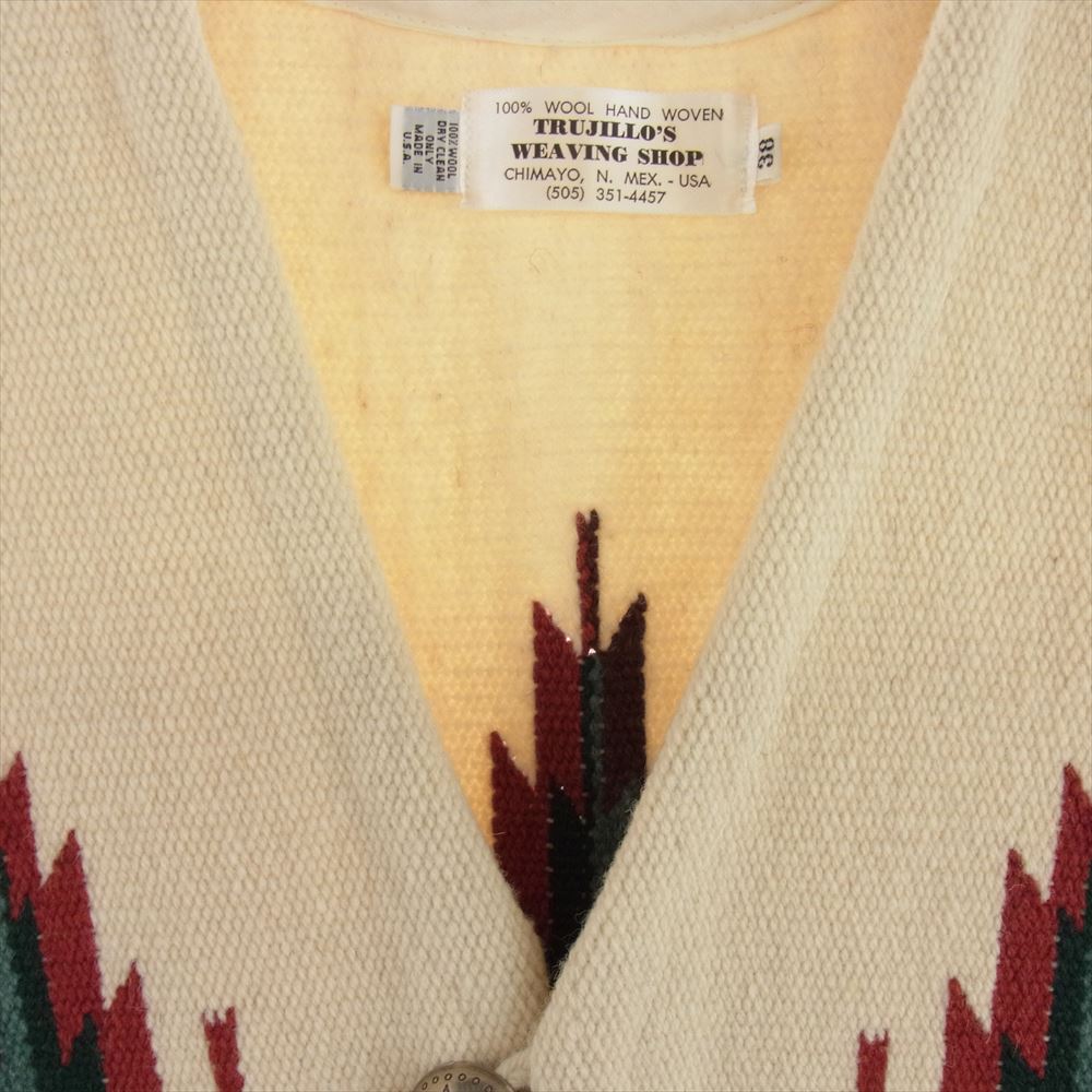 トゥルフィリオス トルフィリオス CHIMAYO VEST チマヨ ベスト ベージュ系 38【中古】