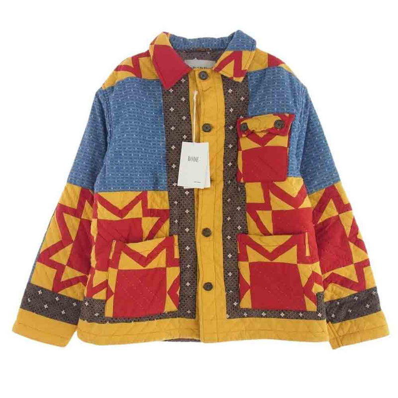 ボーディ 22AW BLAZING STAR QUILT JACKET ブレイジング スター キルト ジャケット  マルチカラー系 XS【美品】【中古】