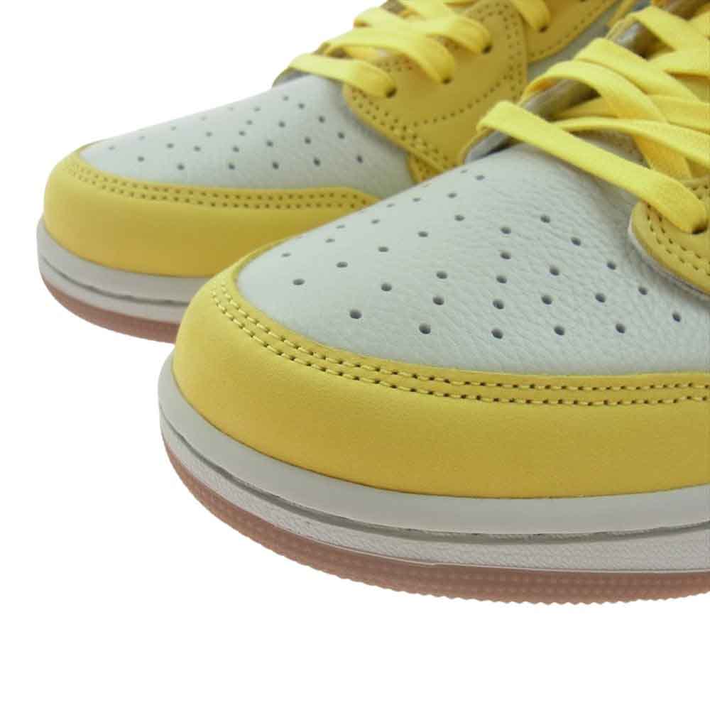 NIKE ナイキ DZ4137-700 × Travis Scott WMNS Air Jordan 1 Retro Low OG Canary トラヴィススコット ウィメンズ エアジョーダン1 レトロ ロー OG カナリー スニーカー イエロー系 28cm【新古品】【未使用】【中古】