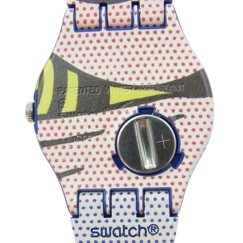 Swatch スウォッチ MoMA GIRL BY ROY リストウォッチ 腕時計 ブルー系【美品】【中古】