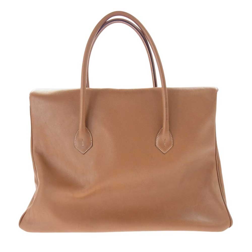 Cisei シセイ FLAP TOTE フラップ トートバッグ レザー バッグ ブラウン系【中古】