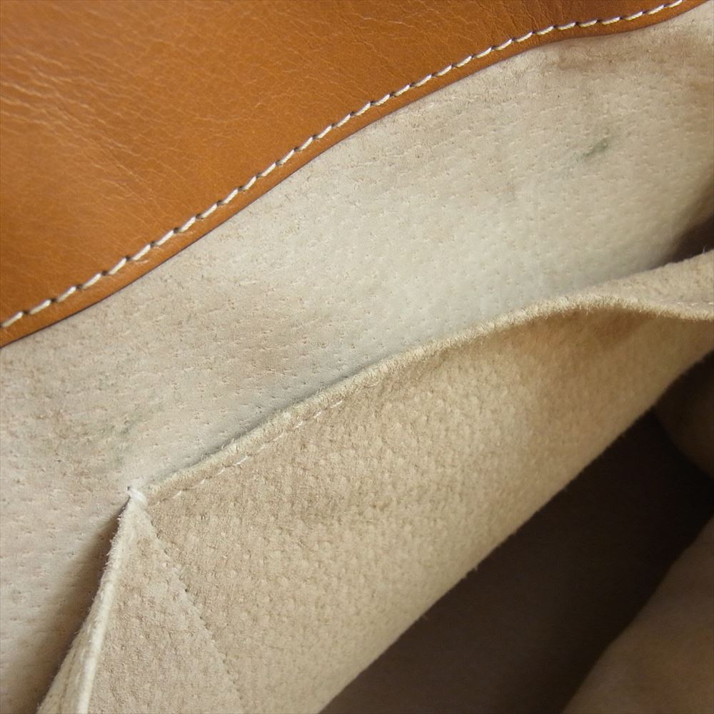 Cisei シセイ FLAP TOTE フラップ トートバッグ レザー バッグ ブラウン系【中古】