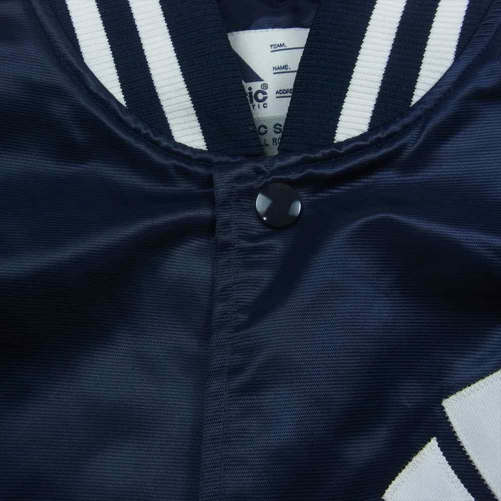 マジェスティック New York Yankees ニューヨークヤンキース JACKSON MATISSE ジャクソンマティス スタジャン ブルゾン ネイビー系 S【中古】