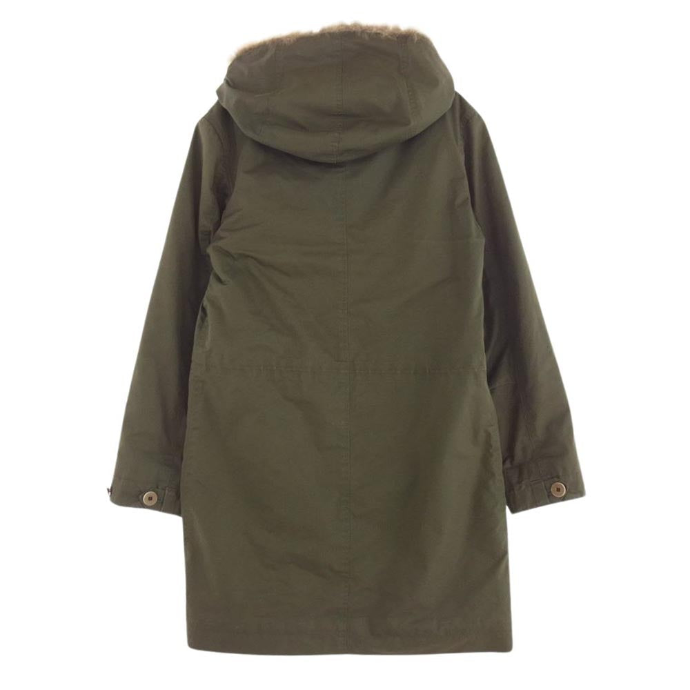 A.P.C. アーペーセー Kanye West カニエ ウェスト Parka with fur KAKI MILITAIRE ファー ミリタリー モッズコート カーキ系 XS【中古】