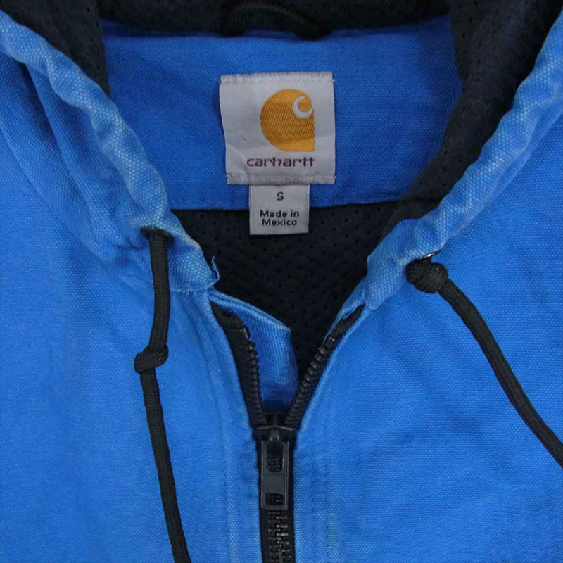 Carhartt カーハート メキシコ製 裏メッシュ アクティブ ジャケット ブルー系 S【中古】