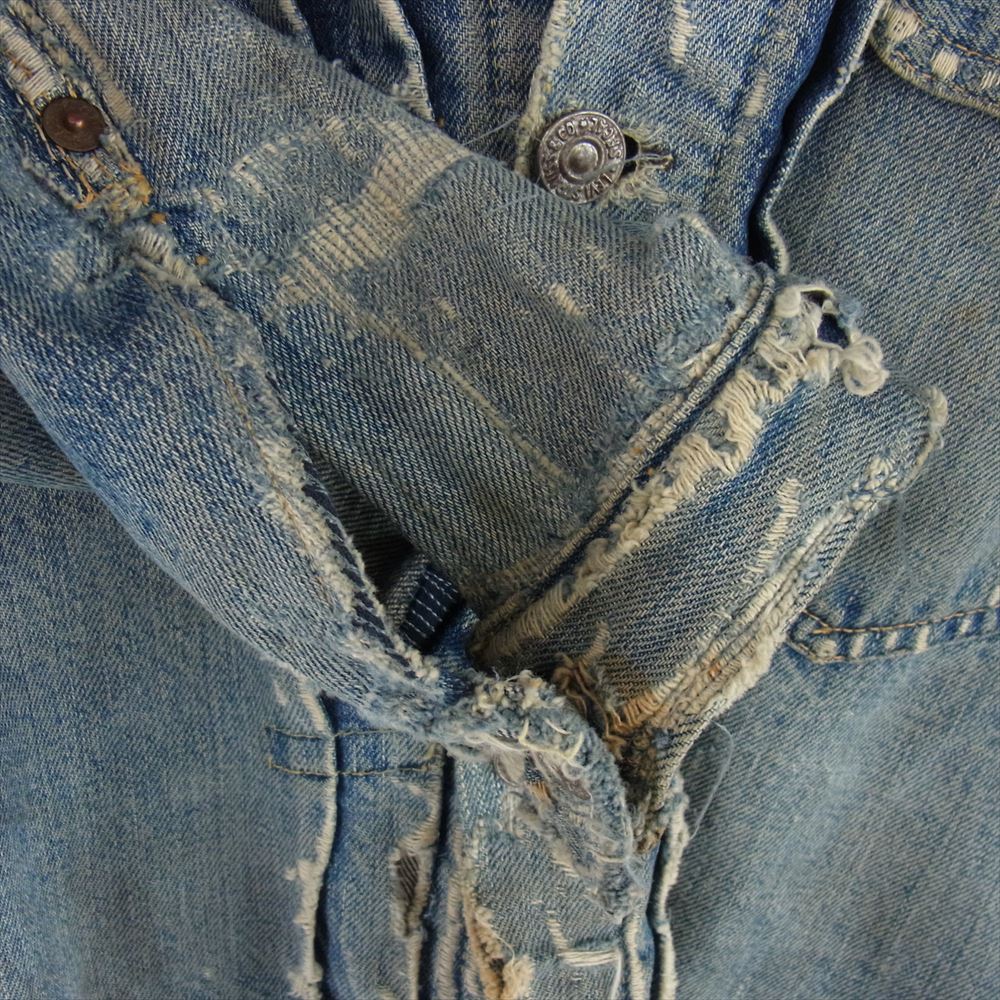Levi's リーバイス 難有り ヴィンテージ オリジナル 506XX ボタン裏刻印ツメ デニムジャケット インディゴブルー系【中古】